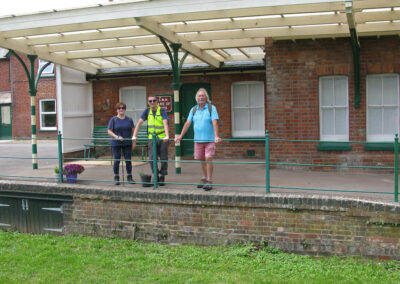 Photo taken at former railway station on the old Salisbury and Dorset Junction Railway (closed in 1964) – July 24, 2024