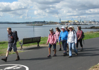 Photo of walkers taken near Baiter Park, Poole – September 14, 2024