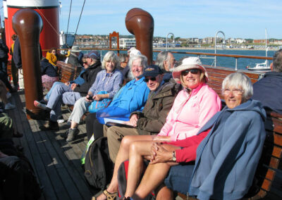 Photo of group members aboard the Paddle Steamer Waverley – September 17, 2024