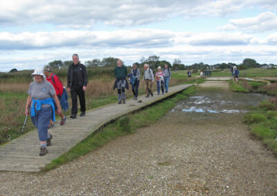 Photo of walkers at Stanpit March – September 28, 2024