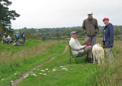 Photo taken during rest break on Wareham Walls – October 2, 2024