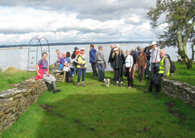 Photo of walkers at Ower Quay – October 9, 2024