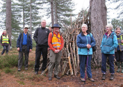 Photo of walkers at Great Ovens Hill – November 30, 2024