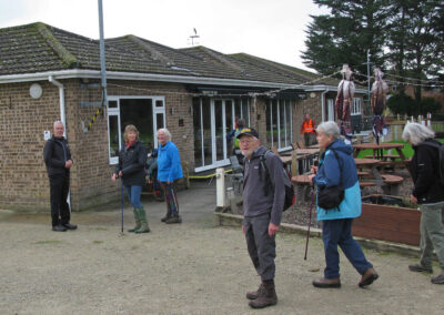 Photo of walkers at Wareham Golf Club – November 30, 2024