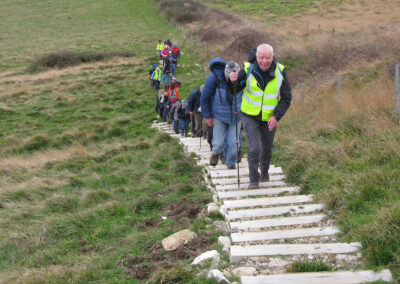 Photo taken on the new National Trust path to Bonvils – December 18, 2024