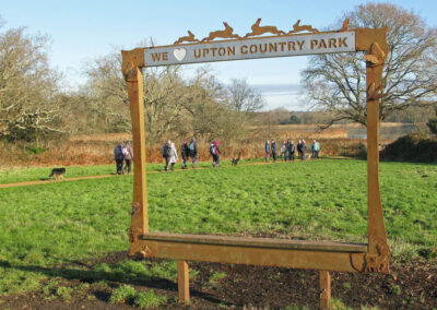 Photo of walkers at Upton Country Park – January 11, 2025