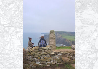 Photo with Houns-Tout Cliff in the distance – January 18, 2025