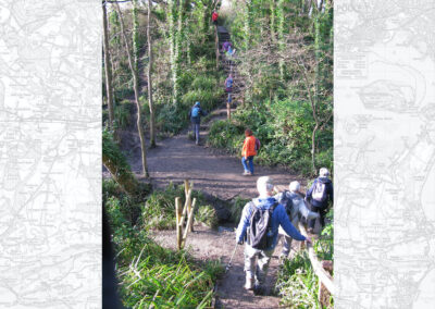 Photo of walkers on coast path at Spring Bottom – January 25, 2025